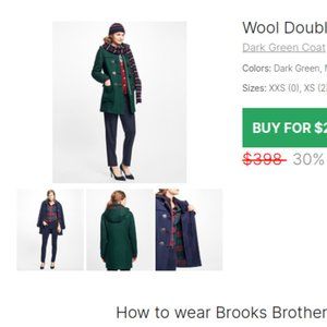 Wool Double Faced Toggle Coat